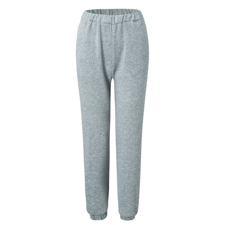 Gcvizuso Womens Black Sweatpants Women's Solid Cotton Linen