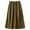 Army Green, variant on Bovxnpu Summer Skirts for Women,Maxi Skirt for Women,Women Casual Loose High Waisted Mid Length Pleated Split Button Pocket Skirt
