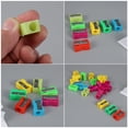 thumbnail image 3 of MIANGASTORE 72pcs Handheld Plastic Pencil Sharpener Mini Manual Colorful Pencil Sharpener(Random Color), 3 of 5