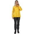 thumbnail image 3 of Women's Regatta Coastal Waterproof Shell Jacket in Yellow, 3 of 5