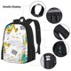 thumbnail image 3 of Easygdp Dinosaur on Excavator Mochila para Niños y Niñas con Set de Caja de Almuerzo y Estuche para Lápices 3 en 1, Mochila Escolar Estampada para Adolescentes, 3 of 7