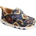 thumbnail image 2 of Twisted X Infant's Driving Mocs, Blue Multi Aztec, 3 M, 2 of 5