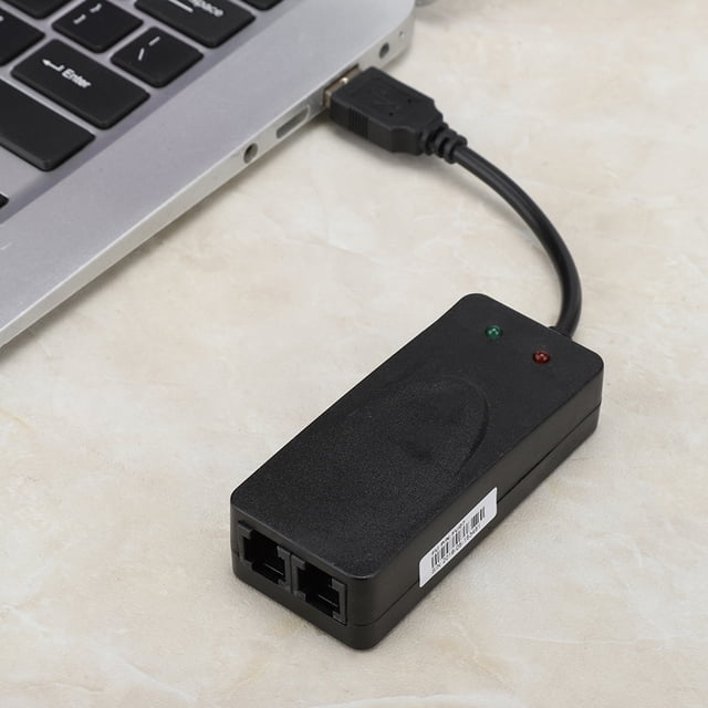 Hilitand Modem USB pour Ordinateur Portable Modem Fax Modem USB Modem de Données Modem Internet Atelier de Réparation de Matériel Externe pour Ordinateur Portable