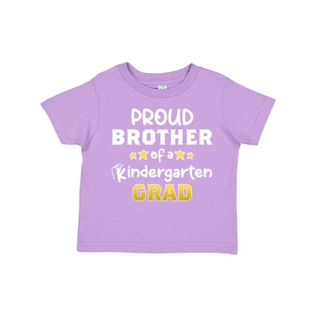

Inktastic Proud Brother of a Kindergarten Grad Gift Toddler Boy Girl T-Shirt