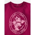 thumbnail image 2 of Minnie Mouse Baby Girls Graphic Tee with Short Sleeves and Tutu Skirt Set, Sizes 0/3M-6/9M, 2 of 3