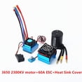 thumbnail image 2 of ESC 3650 2300KV MOTOR SIN ESCOBILLAS Y CON 80A ESC Y LA CUBIERTA DEL DISIPADOR DE CALOR REMPLAZO PARA HSP HPI WLTOYS 1: 8/1: 10 Parte de control remoto y bote, 2 of 7