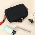 thumbnail image 6 of Small Makeup Bag for Purse Travel Handy Mini Portable Cosmetic Bag for Women Black Red Beige, 6 of 8