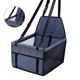 thumbnail image 5 of Asiento de coche para perros, transpirable, ajustable, fácil instalación, cesta de asiento elevador para coche para perros y coches, 5 of 8