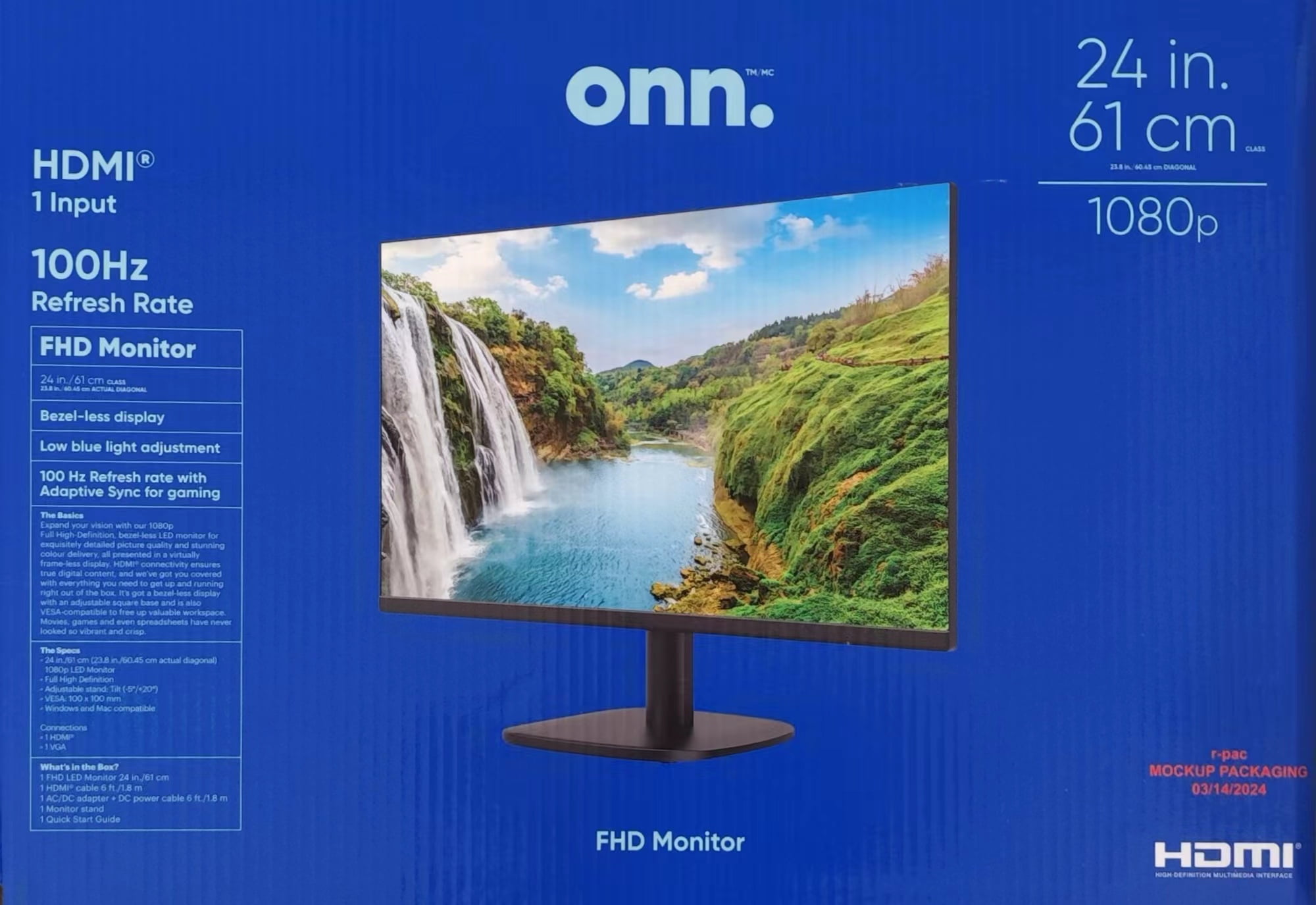 Onn 24 inch monitor discount