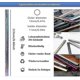 thumbnail image 2 of 6pcs Bubble Tea Straws Stainless Steel Drinking Straws Metal Straw Colorful - 12 Wide Straws For Boba Beads, 2 of 4