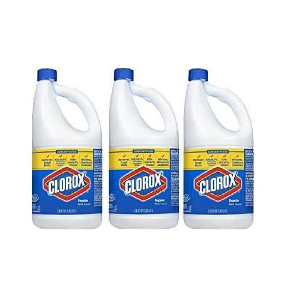 Clorox 3.5L Regular Bleach Bottle (Pack of 3)