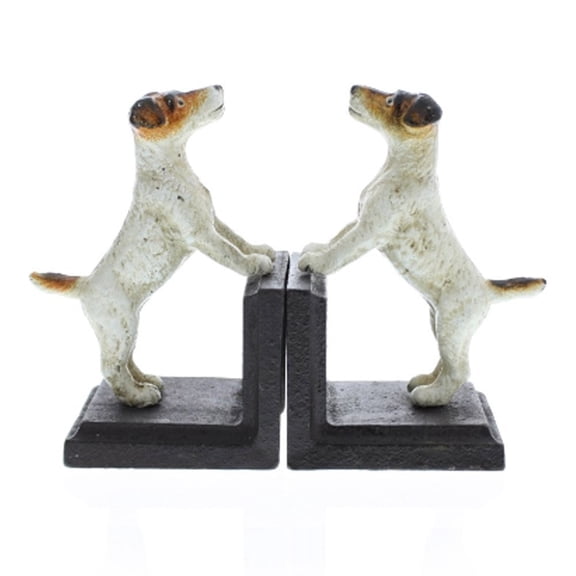 HomArt Cast Iron Jack Russel Bookends