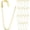 Gold Tone, variant on 20-Pack Large Safety Pin, 3.15 in(80mm) Zinc Alloy Heavy Brooch Pin for Sewing Clothes/Costume/Skirts Garments/Craft Supplies, Decorative Safety Pins [Black]