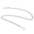 thumbnail image 1 of Unique Bargains 15.75 Inch Signboard Garden Plant Basket Clips Hangers Stainless Steel Hanging Chain 6 Pack, 1 of 6