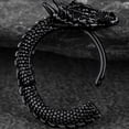 thumbnail image 6 of Stylish Dragon Hoop Earrings Stainless Steel Ear Studs for Men Women Hip Hop Punk Party Accessory Unisex Jewelry, 6 of 8