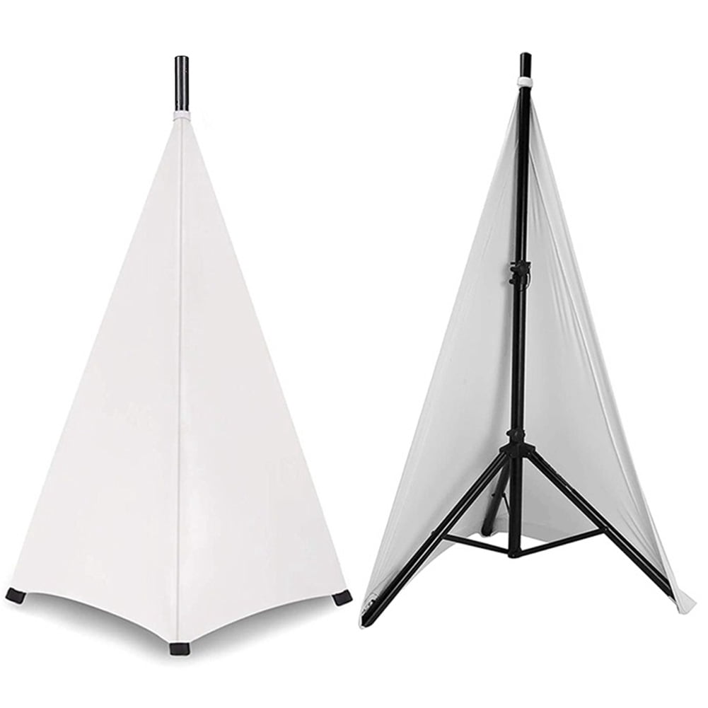 Fundas Elásticas Para Soportes De Altavoz - 2 Unidades, Tela Elastano, Ajustables, Ideales Para Eventos Y DJ