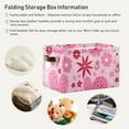 thumbnail image 6 of GZHJMY Valentines Day Pink Storage Bins Foldable Canvas Fabric Storage Basket with Handles for Organizing, Large Storage Baskets for Shelves Closet Collapsible Organizer, 6 of 7