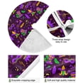 thumbnail image 2 of Coolnut Mardi Gras Tree Skirt, Large Round Venetian Christmas Tree Skirt for Holiday Party Home Christmas Day Ornaments36", 2 of 6
