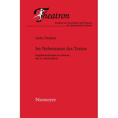 Theatron Im Nebenraum Des Textes Book 54 (Paperback)