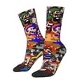 thumbnail image 2 of Lsque Mario Printed Men's Crew Socks, Soft Durable Breathable Moisture-Wicking with Odor Control Cotton socks, 2 of 7