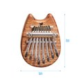 thumbnail image 2 of 8 Key Kalimba Mini Thumb Piano Finger Piano Finger Keyboard Musical Instrument, 2 of 7