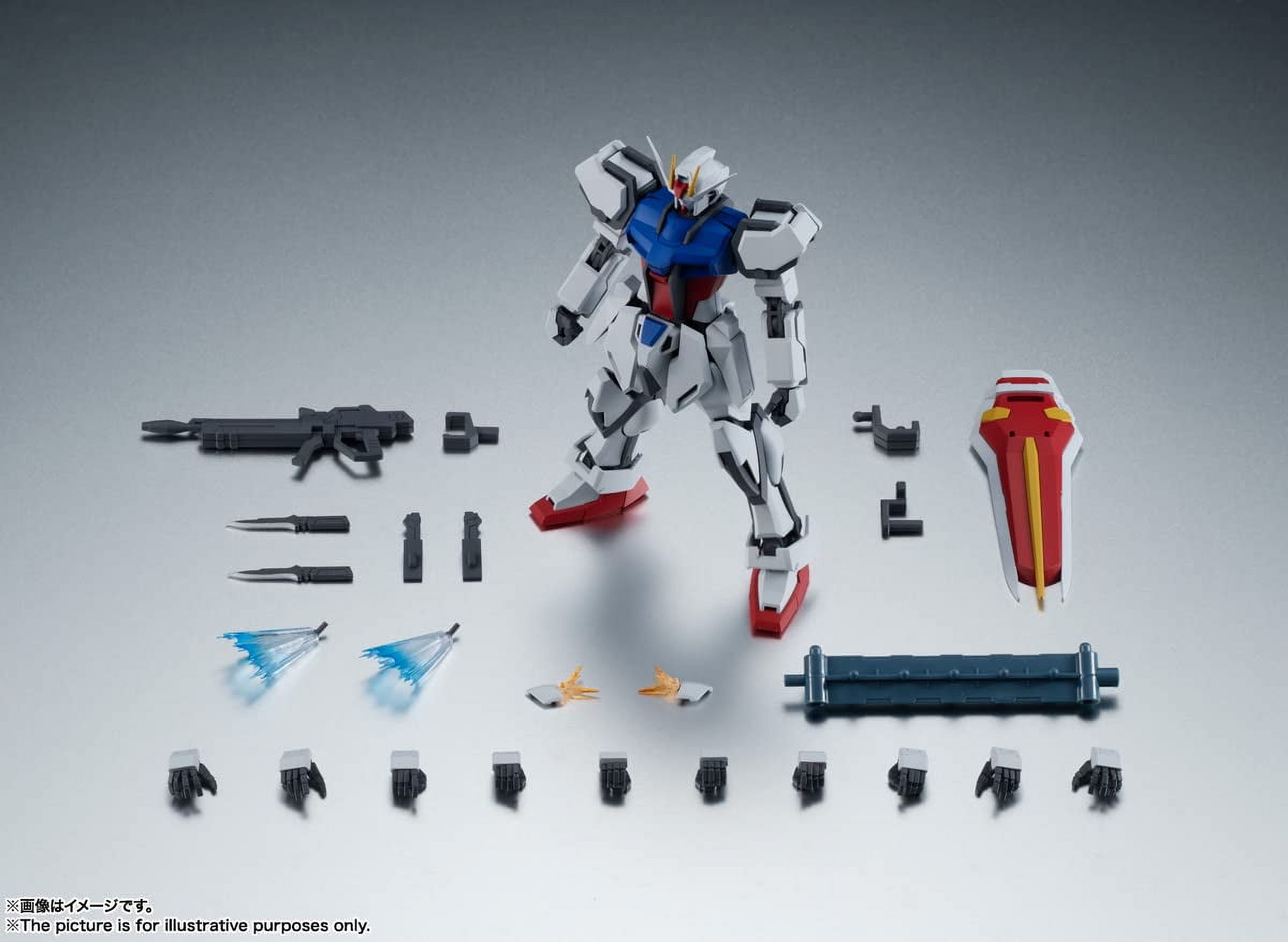 Bandai Robot Damashii (Side MS) GAT-X105 Strike Gundam Anime Ver. Figure