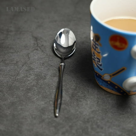 

Coffee Spoon 304 Stainless Steel Spoon Retro Long Handle Stirring Spoon Cutlery