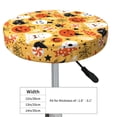 thumbnail image 4 of Kll Happy Halloween 5 Round Bar Chair Cushion Cover 12 Inch,Bar Stool Protector With Elastic, Soft Washable, 4 of 7