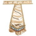 thumbnail image 1 of OULII Costume Belt Egyptian Style Classical Golden Fabric 1Pack, 1 of 8