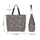 thumbnail image 5 of Balery Wildflowers Bolsa Tote Estilo Estético con Cremalleras, Bolsa de Hombro, Bolsa de Compras Grande y Plegable, 5 of 8
