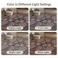thumbnail image 7 of ODIKA Pink Leopard Contemporary Cheetah Print Bold Asymmetric Zebra Foldable Easy Care for Master Suite, California King, Under Bed, 7 of 7