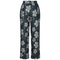 thumbnail image 4 of Pantalon Long à Bandage pour Femmes, Été, Décontracté, Ample, Imprimé, 4 of 7