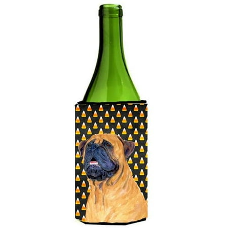 

Mastiff Candy Corn Halloween Portrait Wine Bottle Hugger - 24 oz.