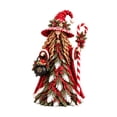 thumbnail image 6 of Christmas Witch Figurine, Holiday Tabletop Centerpiece Decor, Winter Rustic Statue with Candy Cane, Cauldron and Pine Accents for Mantel and Shelf, 6 of 6