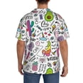 thumbnail image 5 of Fotbe Fun Animal with Unicorn print Short Sleeve Button Down Shirts for Men Casual Summer Beach Wrinkle Free Shirt-Medium, 5 of 7
