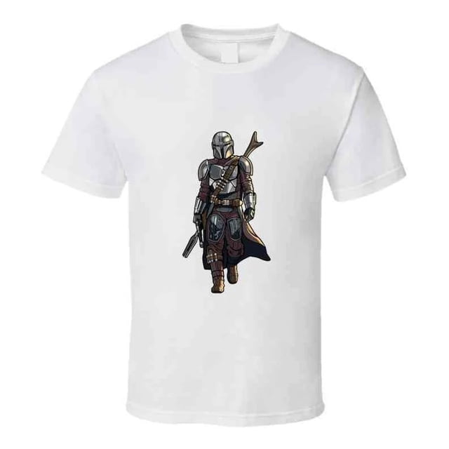 Star Wars le T-Shirt Graphique Marcheur Mandalorien Toutes Tailles P-5TG
