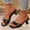 Black, variant on Kitten Heels for Women Round Toe Heels With Bow Vintage Mules Slip on Stiletto Backless Sandals for Party Daily Walking Party Wedding Wear Silver 7 Wide