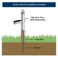 thumbnail image 4 of 4x4 Anchor Post Kit - APK00000 Pine - Mailbox Post Installation - Steel Drive Anchor - No Digging Required - Made in USA (Pack of 1), 4 of 4