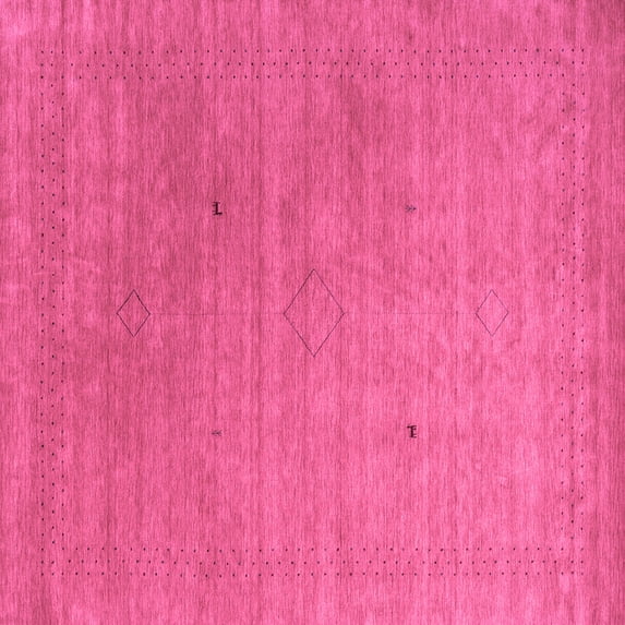 Ahgly Company Indoor Square Abstract Purple Contemporary Area Rugs, 5' Square