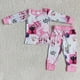 thumbnail image 2 of Ropa de dormir con Cactus para niños y niñas, conjuntos de pantalones de Papá Noel rosa, moda, pijamas para niños pequeños, invierno, venta al por mayor, 2 of 2