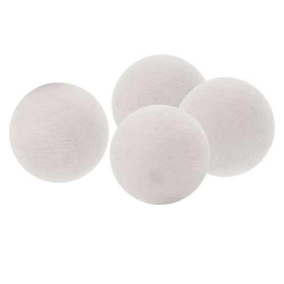 koolsoo 4Pcs Foosball Balls 36 mm for Official Tabletop Game for Adults Replacements White