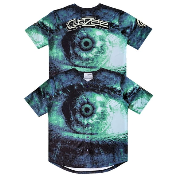 CloZee Jersey Festival Clothing Festival DJ Merch Jersey Harajuku Thin button Baseball Uniform Men/Women Baseball Jersey For EDM Festivals Color1