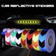 thumbnail image 4 of Cintas reflectantes adhesivas para bicicleta, pegatinas de advertencia, reflectores de flechas blancas y rojas para seguridad vial, película MTB para automóviles, 4 of 5