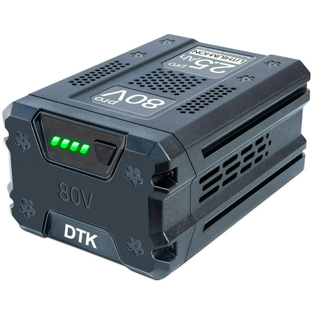 Batería DTK de 80 V, máx. 2500 mAh, para herramientas eléctricas Kobalt