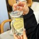 thumbnail image 4 of 250ml Glass Water Cup With Handle Cup Lid Glass Straw Beverage Cup Coffee Cup Cold Drink Cup, 4 of 7