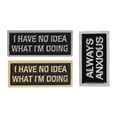 thumbnail image 1 of a refined and engaging product description based on your input:\n\n \n\n**3pcs Creative Enamel Brooch Pins with English Fonts – Stylish Alloy Badges for, 1 of 3
