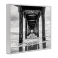 thumbnail image 3 of Stupell Industries Pier Structure in Perspective White Framed Giclee Art, design by Jeff Poe Photography, 3 of 8