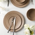 thumbnail image 3 of Earth & Clay Hazel 24-Piece Dinnerware Set Stoneware, Sand, 3 of 7