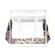 thumbnail image 1 of Bolsos De Hombro De Cuerpo Cruzado De Pvc Transparente Bolso De Compras Transparente Con 2 Correas De Hombro De Moda Ajustables Y Bolsillo Con Cremallera Vogacara AP008097-03, 1 of 6