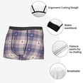thumbnail image 3 of Fotbe Heart Check Plaid Calzoncillos Tipo Boxer con Bolsa de Soporte Total para Hombre, X-Temp Fresco, Transpirable y de Secado Rápido-Medium, 3 of 5